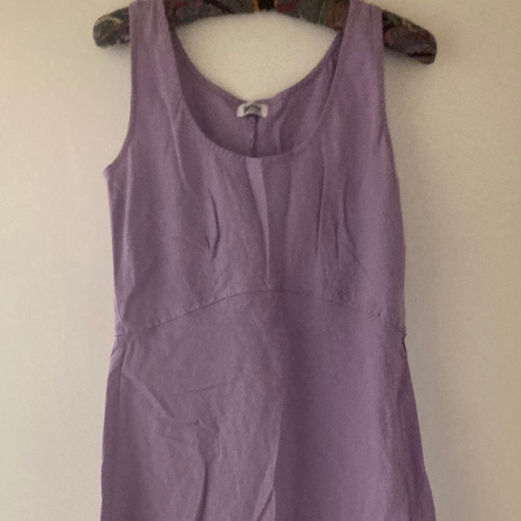 Heaven Lavender Linen Dress / S - Picture 1 of 5